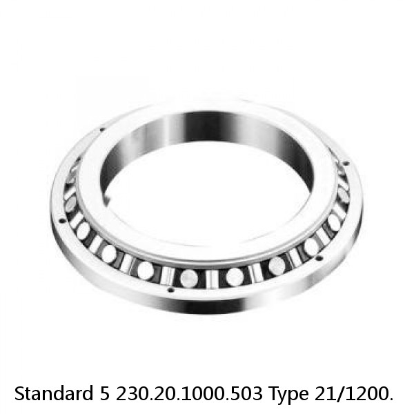 230.20.1000.503 Type 21/1200. Standard 5 Slewing Ring Bearings #1 small image