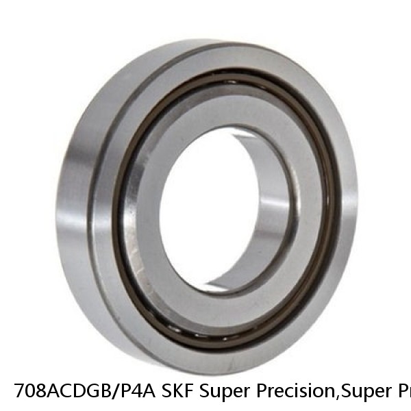 708ACDGB/P4A SKF Super Precision,Super Precision Bearings,Super Precision Angular Contact,7000 Series,25 Degree Contact Angle #1 small image